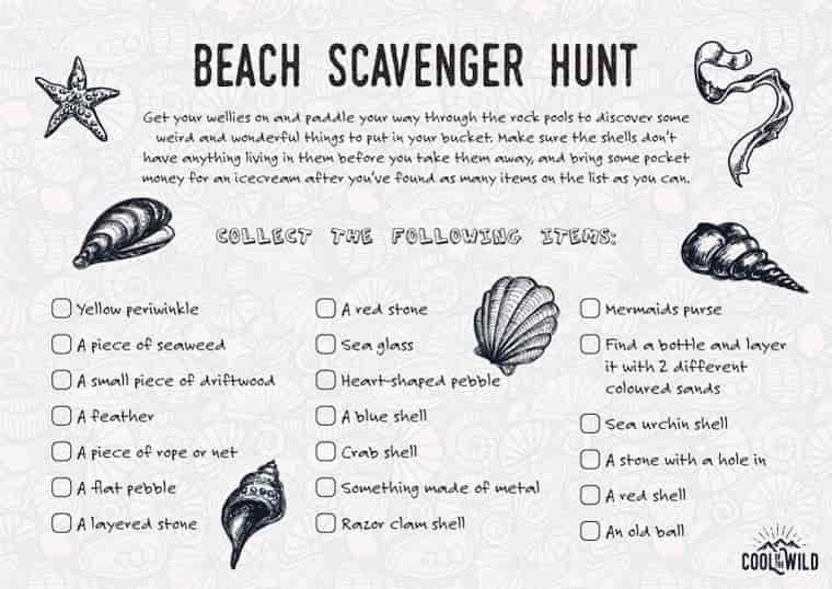 Beach Scavenger Hunt