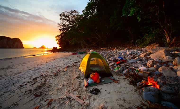 Beach Camping