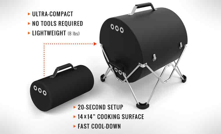 Gobq Grill - cool camping set ups