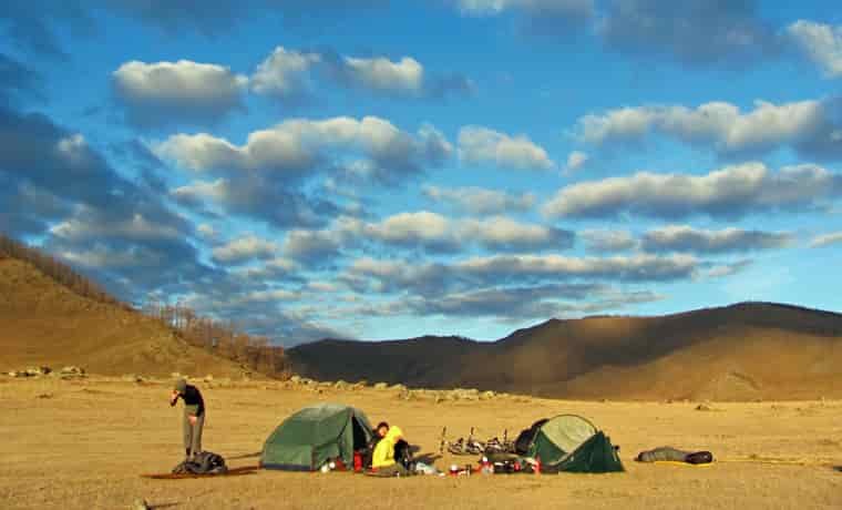 Camping in Mongolia