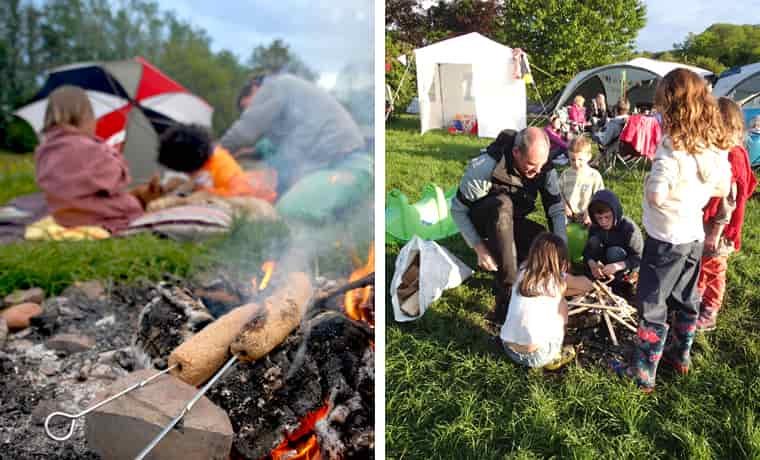 Camping with kids