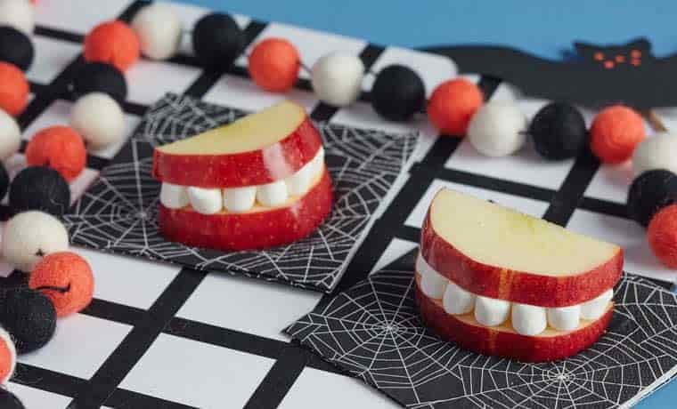 Halloween apple jaws
