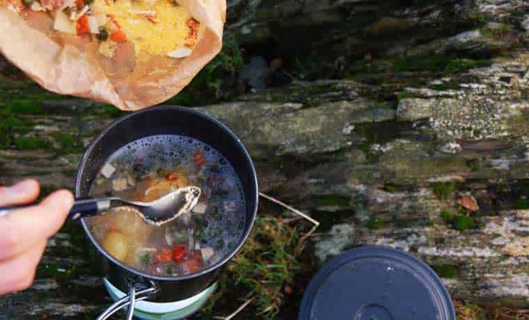 Backpacking food