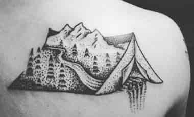 Camping tattoos