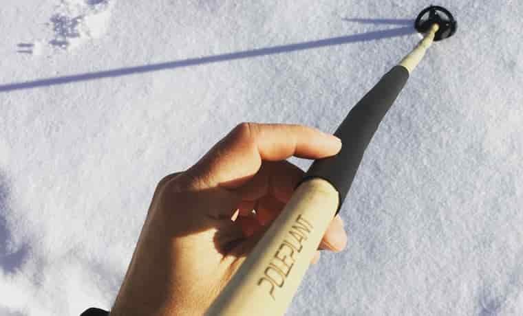 Poleplant bamboo ski poles