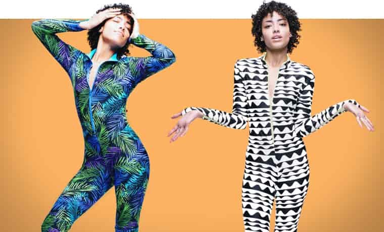 Patterned Racysuits