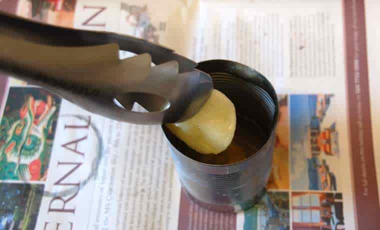 Cotton pad homemade fire starter