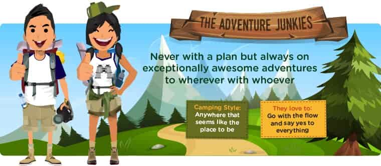 The Adventure junkies cartoon