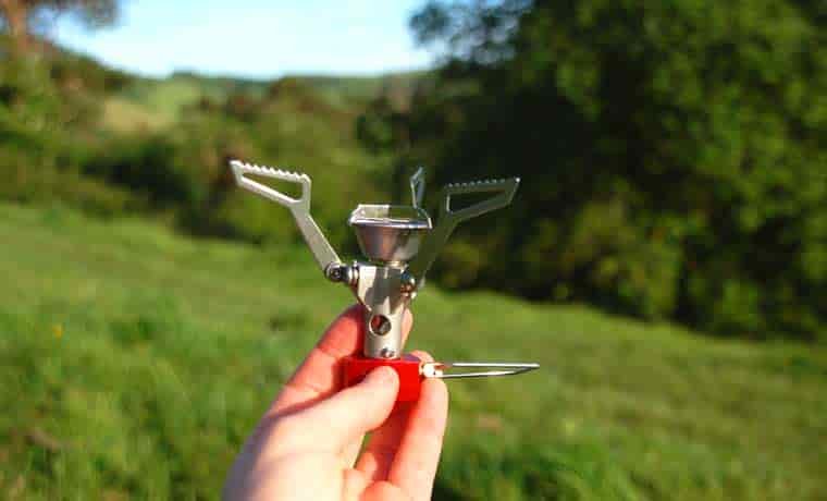 Camping stove without gas