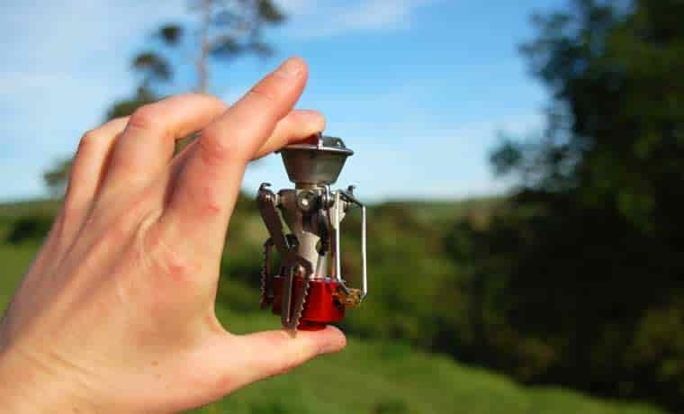 PocketRocket 2 being held