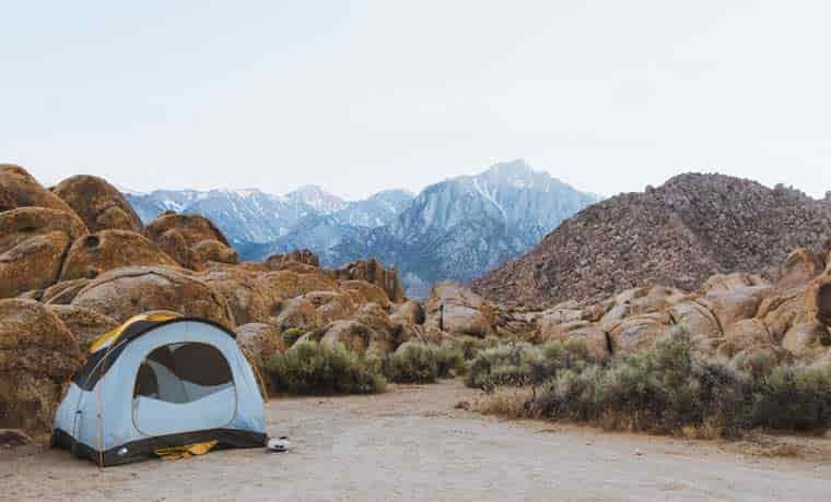 Wild camping