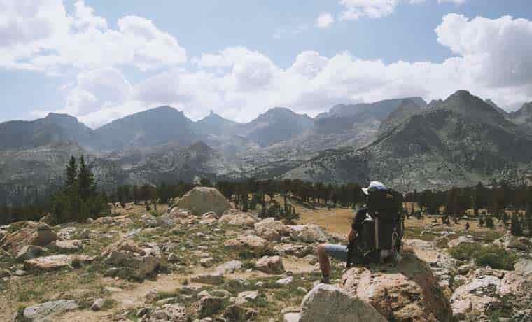 Wilderness hiking