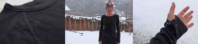 Armadillo merino base layer details