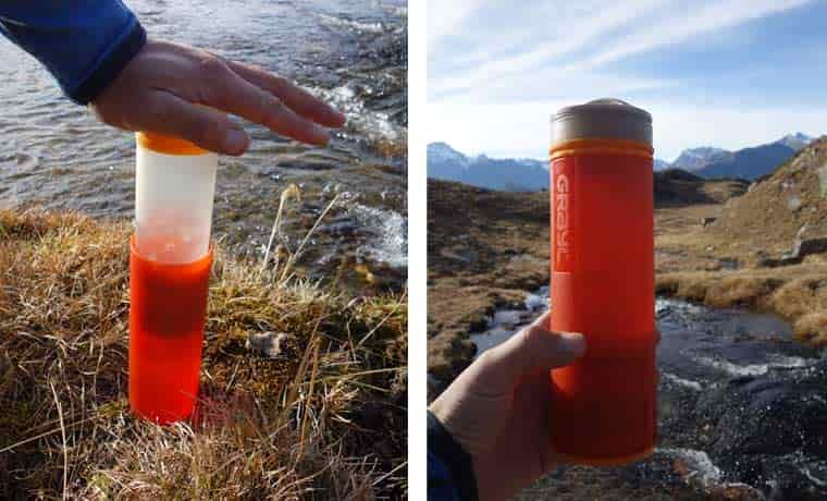 Filtering bottle
