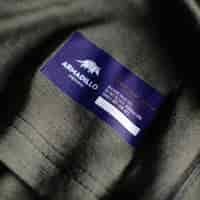 Label on top