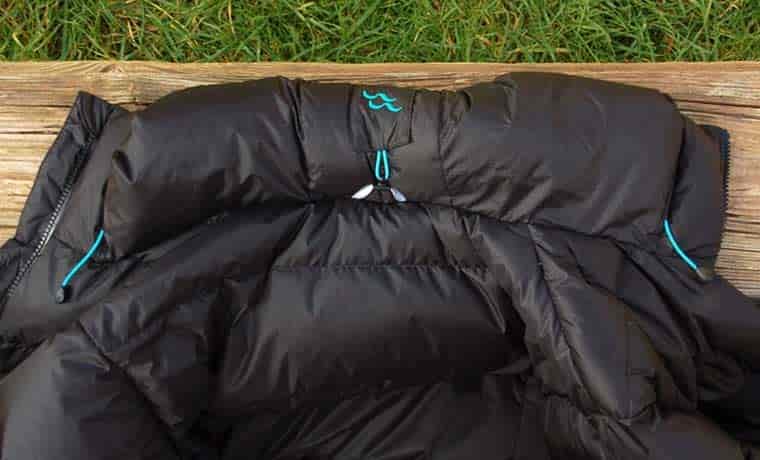 Folded jacket hood