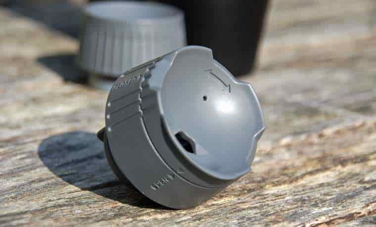 Lid of flask