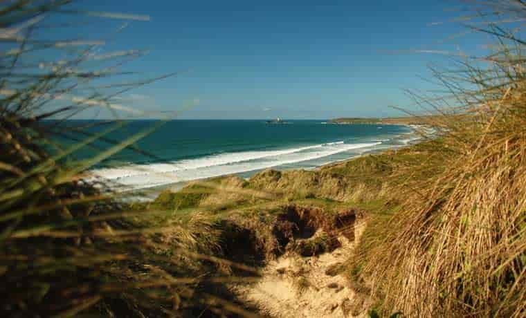Sandy Acres beach in Cornwall