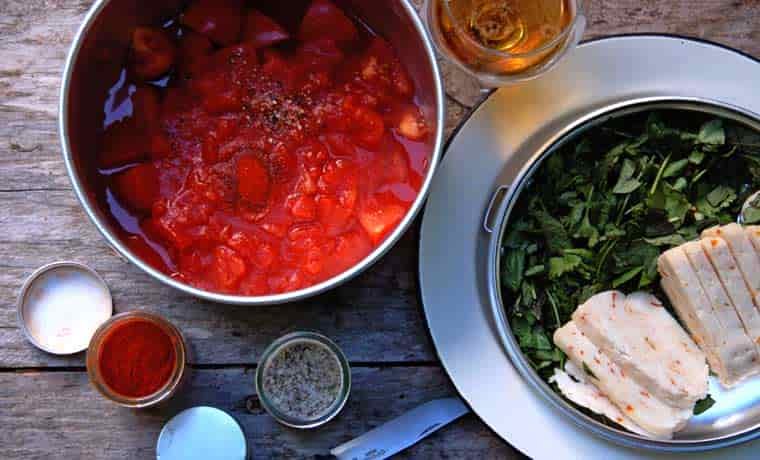 zero waste Camping food
