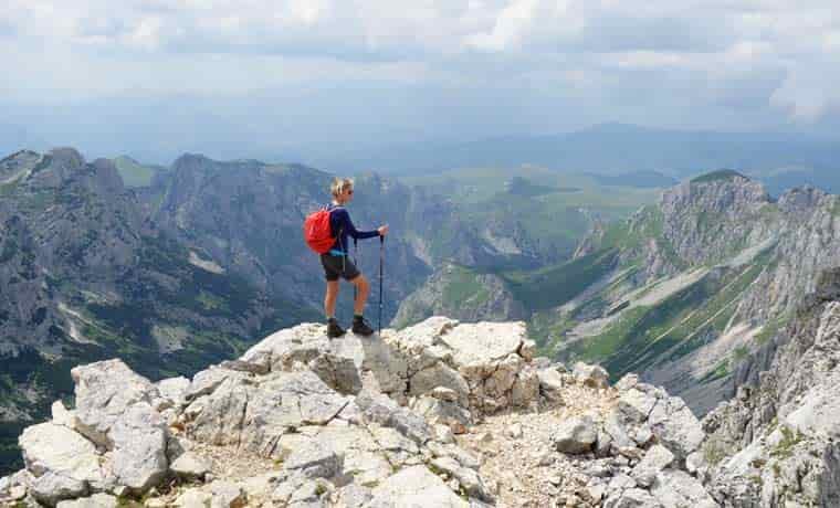 Hiking on bobotov Kuk