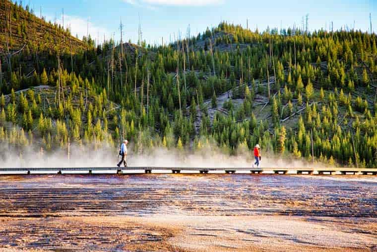 Yellowstone - Boardwalk hike