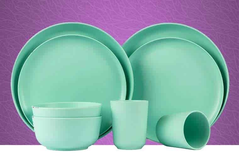 Bamboo Fiber Dinnerware Set