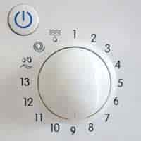 Washing machine dial