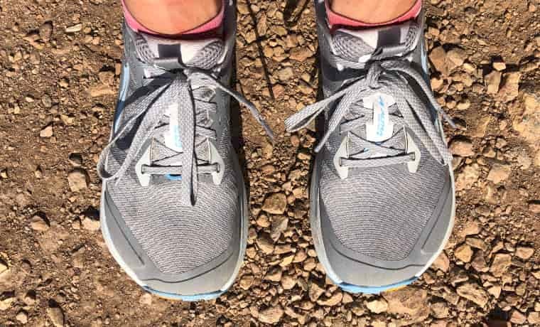 Toe box of Lone Peak shoes