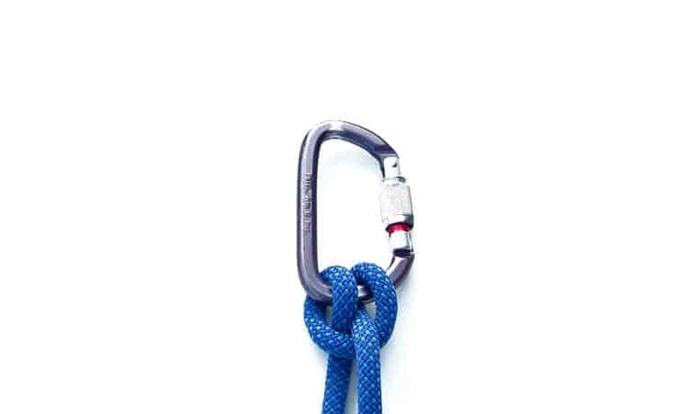 Clove hitch climbing knot