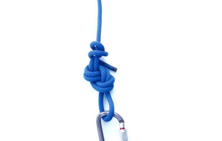 Figure eight tie-in knot