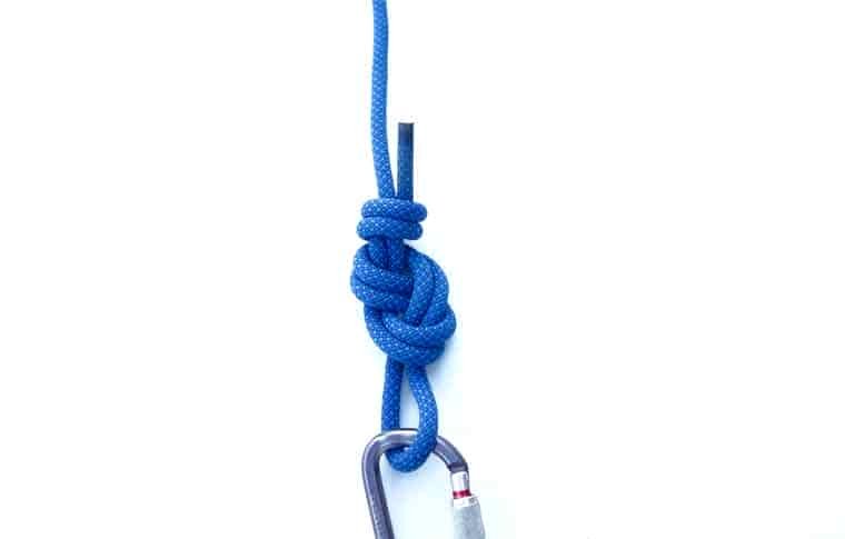 Figure eight tie-in knot