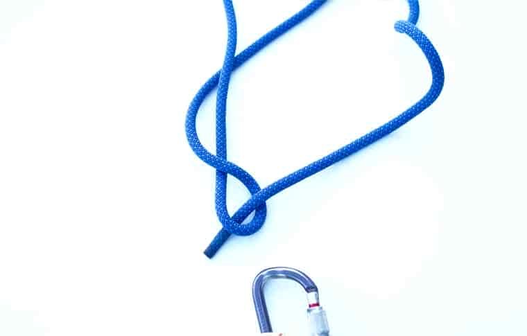Figure eight tie-in knot