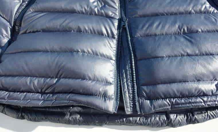 Two way jacket zip