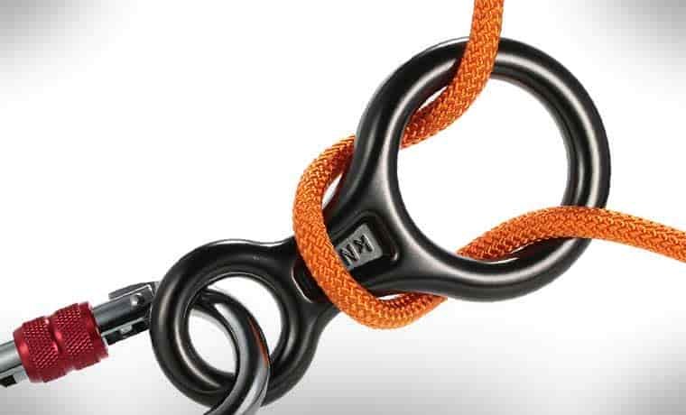 Figure 8 belay device