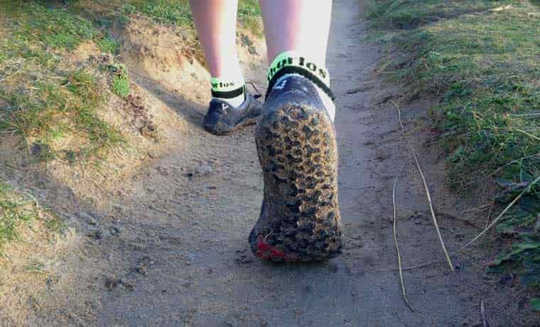 Soles of shoes