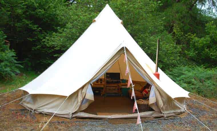 Glamping tent