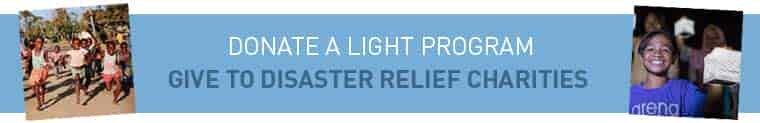 Donate a light banner