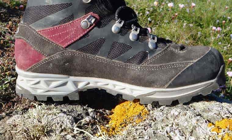 Midsole of hiking boots