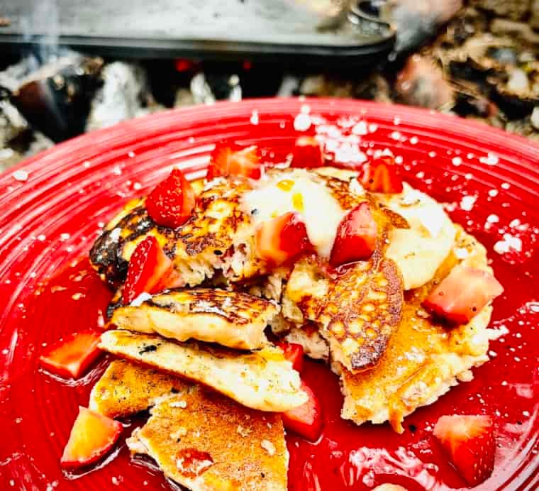 Strawb pancakes