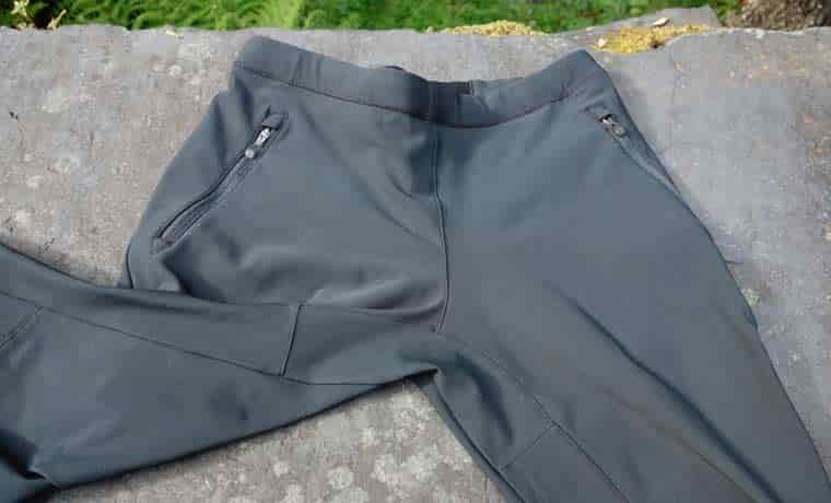 Gusseted crotch of leggings