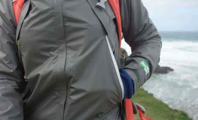 Hand in pocket of jacket