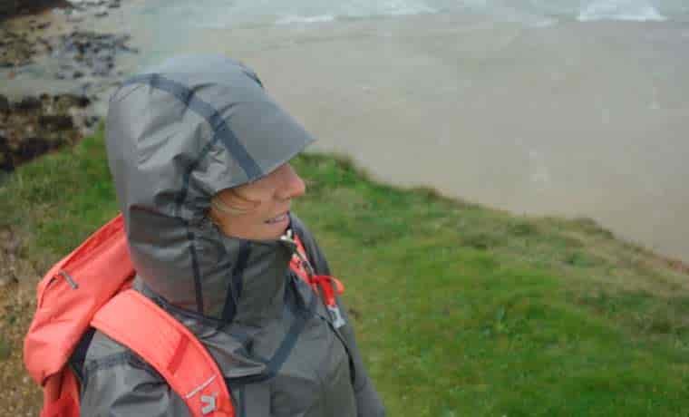 Hood of jacket