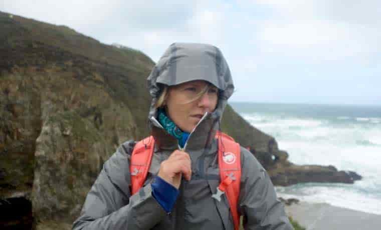 Woman in jacket