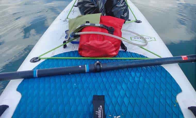 Deck of paddle board
