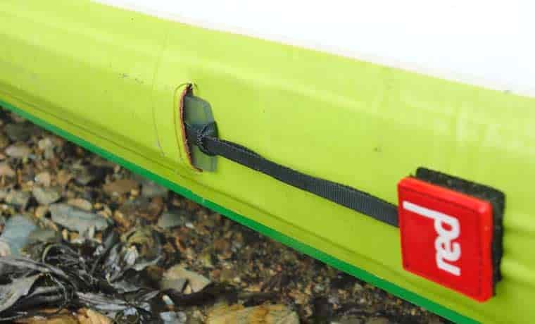 Side of paddle board
