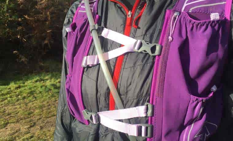 Chest straps on vest
