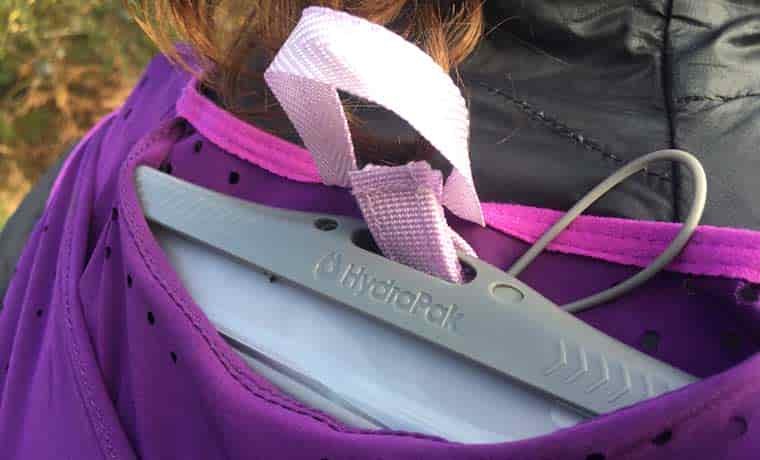 Water bladder in running vest