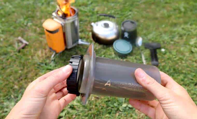 Aeropress camp coffee