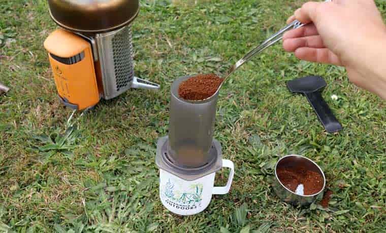 Aeropress camp coffee