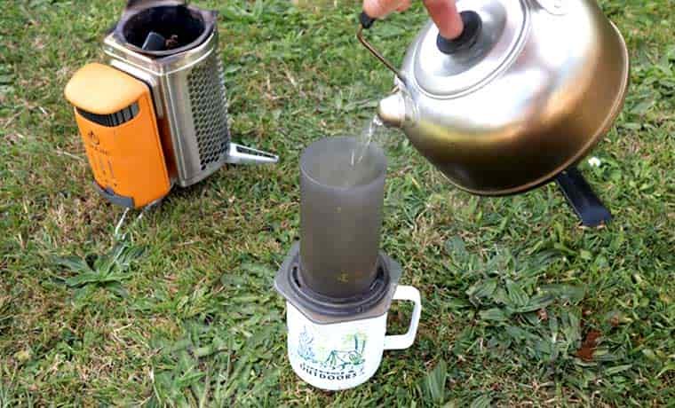 Aeropress camp coffee